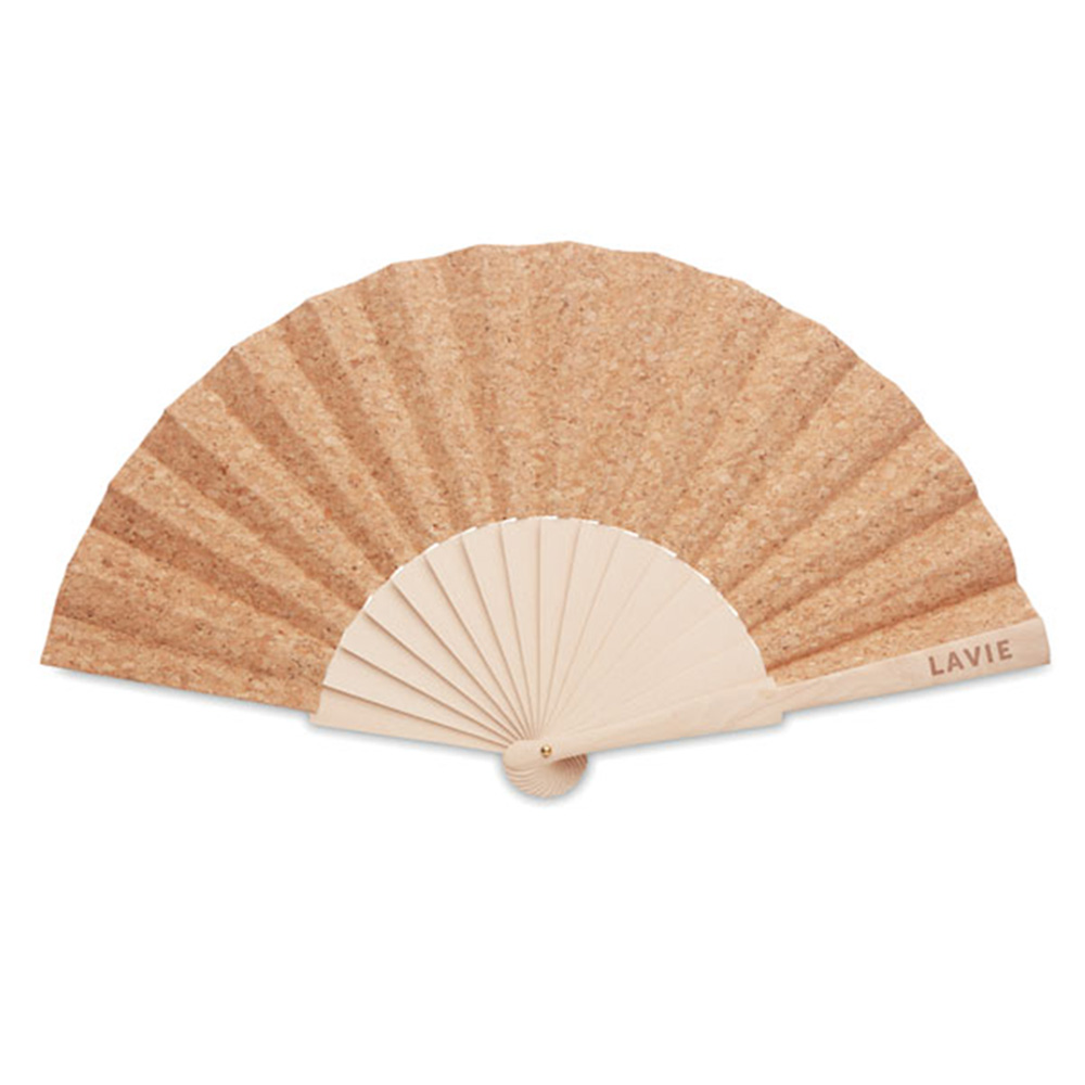 Handheld fan cork | Eco promotional gift